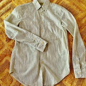 MOTHER Denim beige shirt with back slit